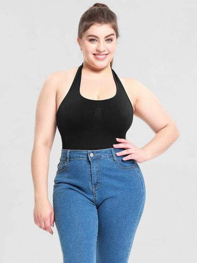 Jumpsuit Sensual de Talle Alto con Espalda T y Halter - Image 15