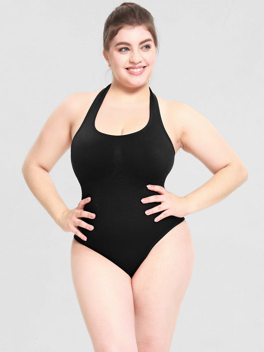 Jumpsuit Sensual de Talle Alto con Espalda T y Halter - Image 20