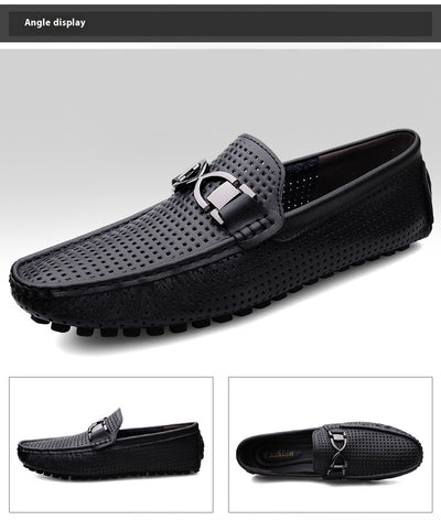Sandalias de Cuero Suave para Hombre con Suela Transpirable - Image 8