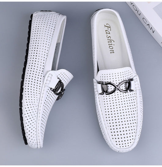 Sandalias de Cuero Suave para Hombre con Suela Transpirable - Image 9