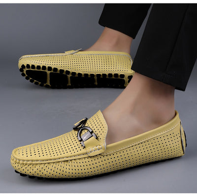 Sandalias de Cuero Suave para Hombre con Suela Transpirable - Image 10