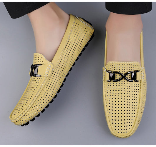 Sandalias de Cuero Suave para Hombre con Suela Transpirable - Image 11