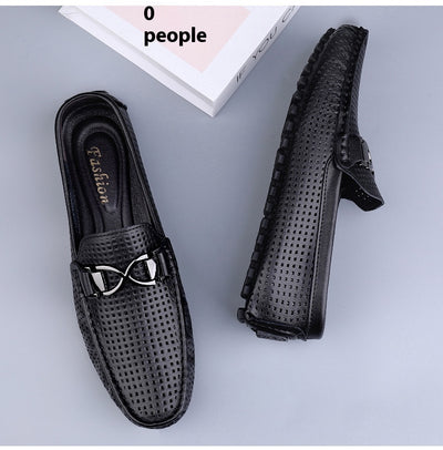 Sandalias de Cuero Suave para Hombre con Suela Transpirable - Image 15