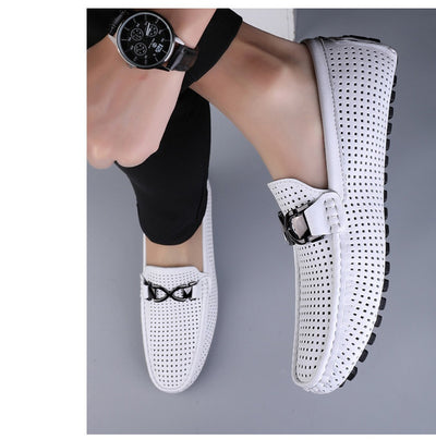 Sandalias de Cuero Suave para Hombre con Suela Transpirable - Image 16