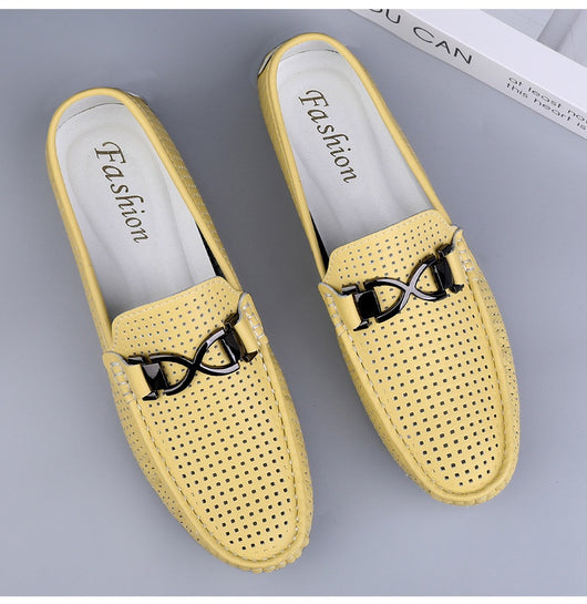 Sandalias de Cuero Suave para Hombre con Suela Transpirable - Image 17