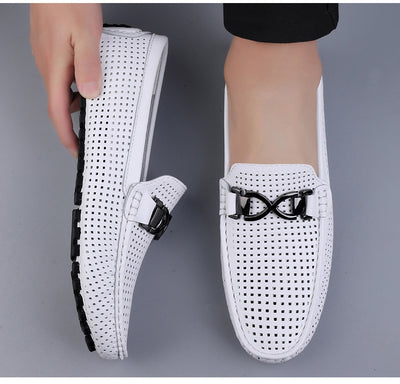 Sandalias de Cuero Suave para Hombre con Suela Transpirable - Image 18