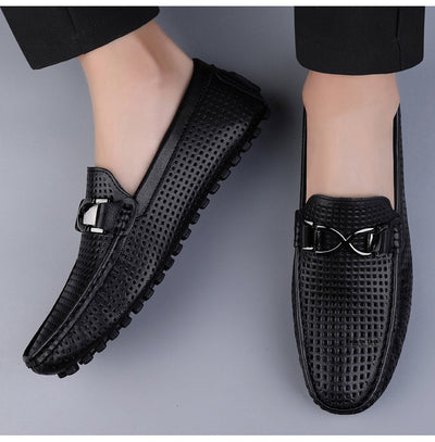 Sandalias de Cuero Suave para Hombre con Suela Transpirable - Image 19