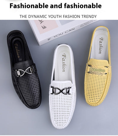 Sandalias de Cuero Suave para Hombre con Suela Transpirable - Image 25