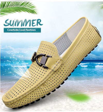 Sandalias de Cuero Suave para Hombre con Suela Transpirable - Image 26