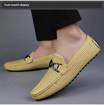 Sandalias de Cuero Suave para Hombre con Suela Transpirable - Image 31