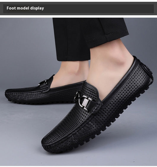 Sandalias de Cuero Suave para Hombre con Suela Transpirable - Image 34