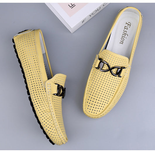 Sandalias de Cuero Suave para Hombre con Suela Transpirable - Image 35