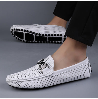 Sandalias de Cuero Suave para Hombre con Suela Transpirable - Image 36