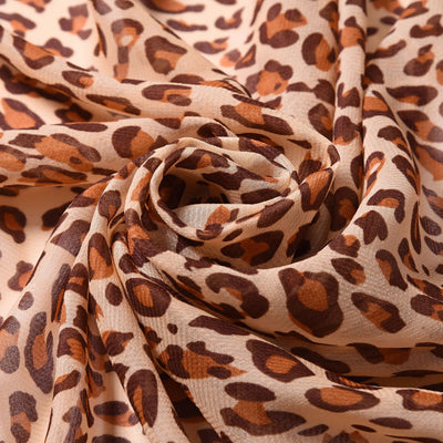 Bufanda Estampado Leopardo Minimalista Clásica para Mujer - Image 19