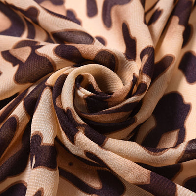 Bufanda Estampado Leopardo Minimalista Clásica para Mujer - Image 21