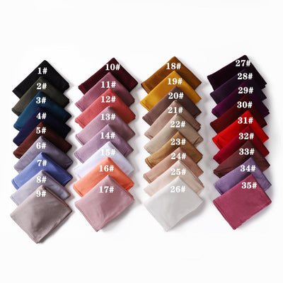 Pañuelo Modal 35 Colores Mercerizado de Algodón Puro Malasia - Image 57