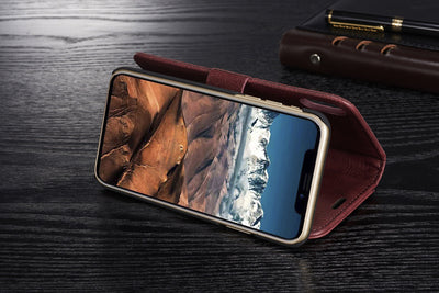 Funda de Cuero Genuino con Cierre Magnético de Doble Solapa - Image 15