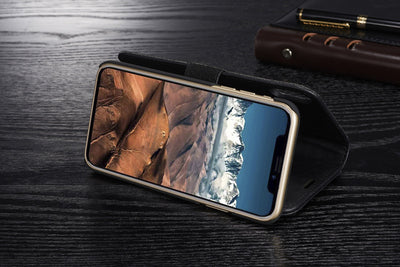 Funda de Cuero Genuino con Cierre Magnético de Doble Solapa - Image 18