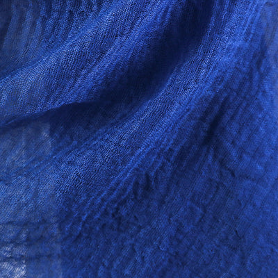 Pañuelo de Algodón y Lino Plisado Monócromo - Toalla para Cabello Mujer - Image 63