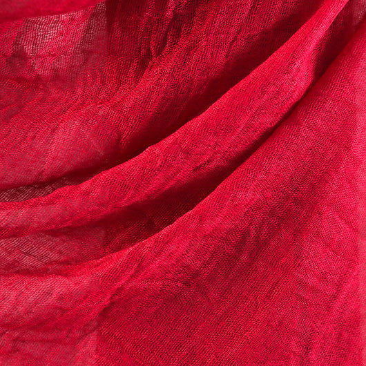 Pañuelo de Algodón y Lino Plisado Monócromo - Toalla para Cabello Mujer - Image 66
