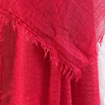 Pañuelo de Algodón y Lino Plisado Monócromo - Toalla para Cabello Mujer - Image 67