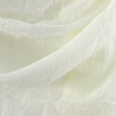 Pañuelo de Algodón y Lino Plisado Monócromo - Toalla para Cabello Mujer - Image 73