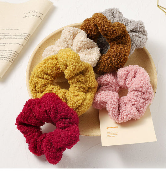 Coletero de Lana Peluda para Otoño e Invierno - Accesorio Coreano Elegante - Image 15