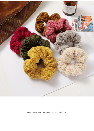 Coletero de Lana Peluda para Otoño e Invierno - Accesorio Coreano Elegante - Image 18