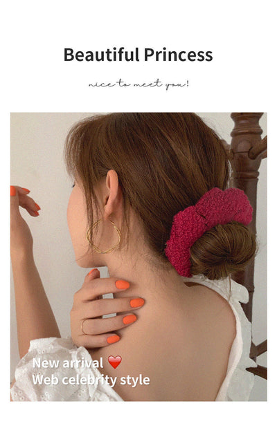 Coletero de Lana Peluda para Otoño e Invierno - Accesorio Coreano Elegante - Image 19