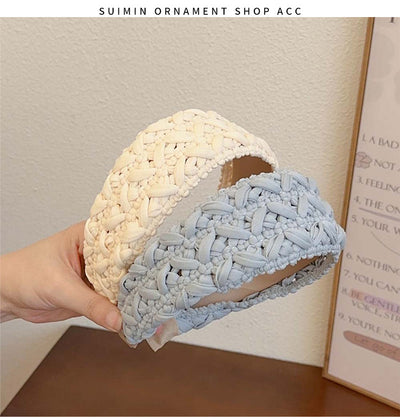 Diadema Vintage Tejida Ancha con Calavera - Banda Elástica Sensible a la Presión - Image 12