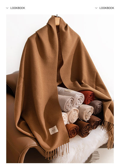 Bufanda de Cachemira Artificial Premium para Mujer - Chal de Invierno de Lujo - Image 58