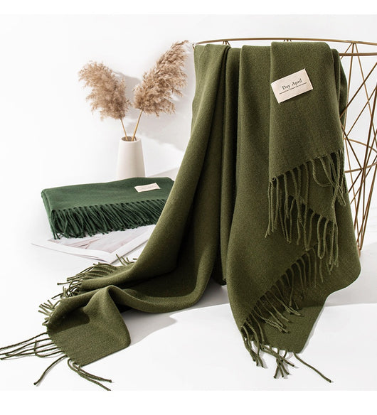 Bufanda de Cachemira Artificial Premium para Mujer - Chal de Invierno de Lujo - Image 60