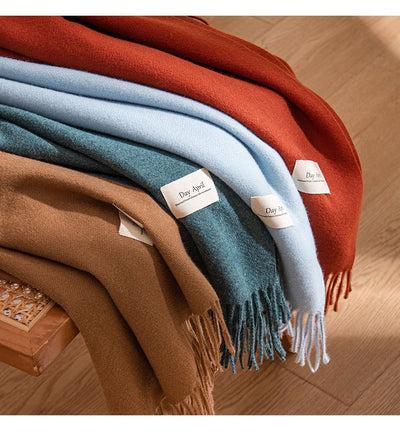 Bufanda de Cachemira Artificial Premium para Mujer - Chal de Invierno de Lujo - Image 65