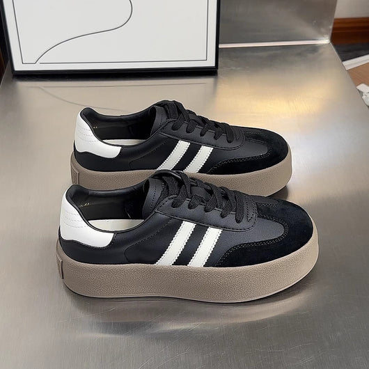 Tenis Vintage Casual para Mujer con Punta Redonda y Detalles Gastados - Image 27