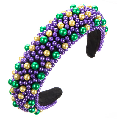 Diadema de Espuma con Perlas de Colores para Mujer - Image 20