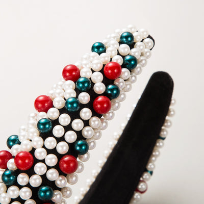 Diadema de Espuma con Perlas de Colores para Mujer - Image 21