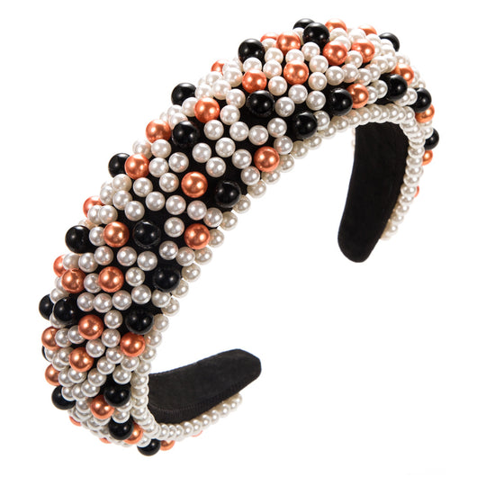 Diadema de Espuma con Perlas de Colores para Mujer - Image 22