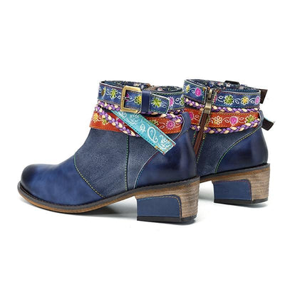 Botas Azules Yauvana para Tobillo - Image 2