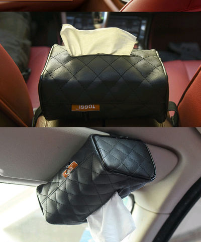 Dispensador de Pañuelos para Auto con Soporte en Reposacabezas - Image 2