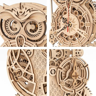 Reloj de Cuco Búho Mecánico Vintage - Image 6