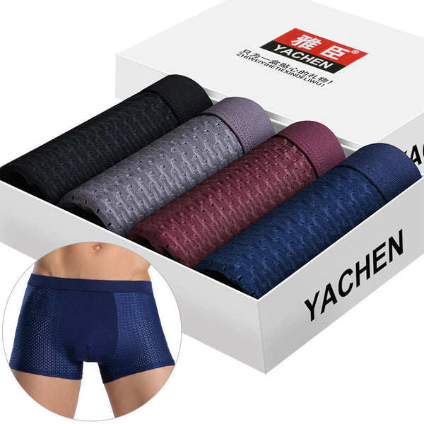 Bóxers de malla sedosa premium