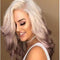 Peluca Degradado Lila Cabello Liso Largo