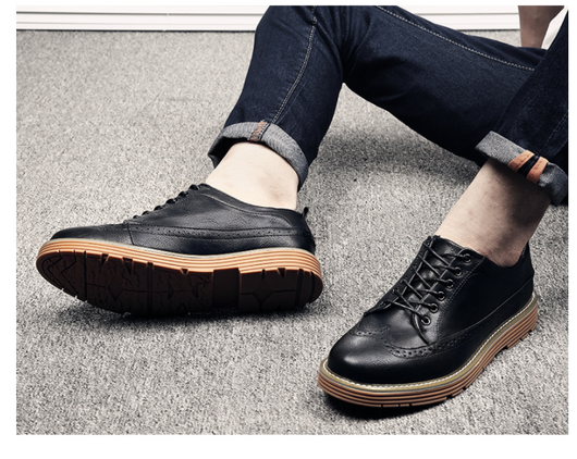 Zapatos Brogue Tallados para Hombre - Image 5