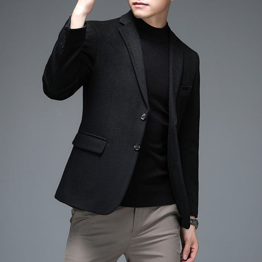 Traje de Lana Casual para Hombre - Otoño e Invierno - Image 4