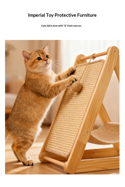 Árbol para Gatos de Madera Maciza Resistente y Fácil de Limpiar - Image 6