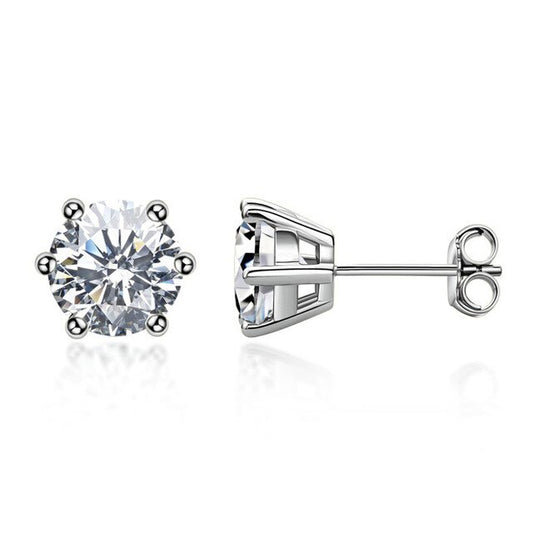 Aretes de Moissanita