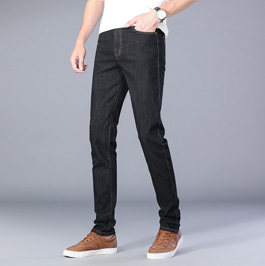 Pantalones Jeans Slim Business Rectos con Micro Elasticidad