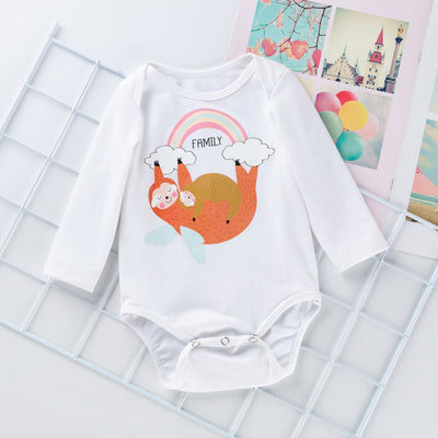 Pijama Infantil Estampado Arcoíris con Pantalón a Rayas - Image 8