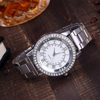 Reloj de Lujo para Mujer Vansvar Rose Gold con Cristales Brillantes - Image 2