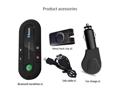 Altavoz Manos Libres Bluetooth para Visera del Auto - Image 7